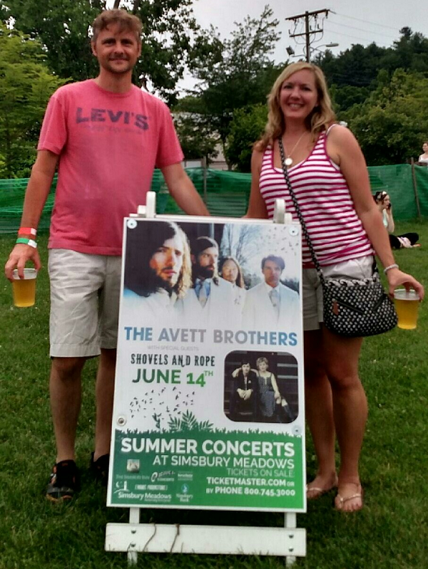 Avett Brothers Concert in Simsbury, CT