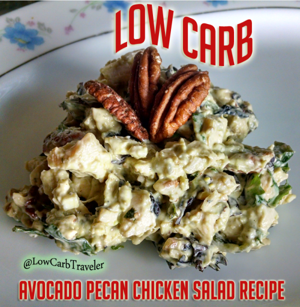 Low Carb Avocado Chicken Salad Recipe