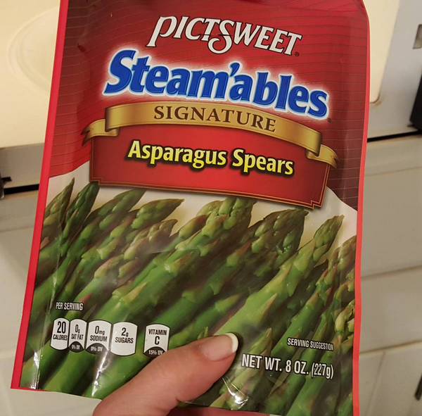 Easy Low Carb Vegetables: Pictsweet Steamables Asparagus Spears