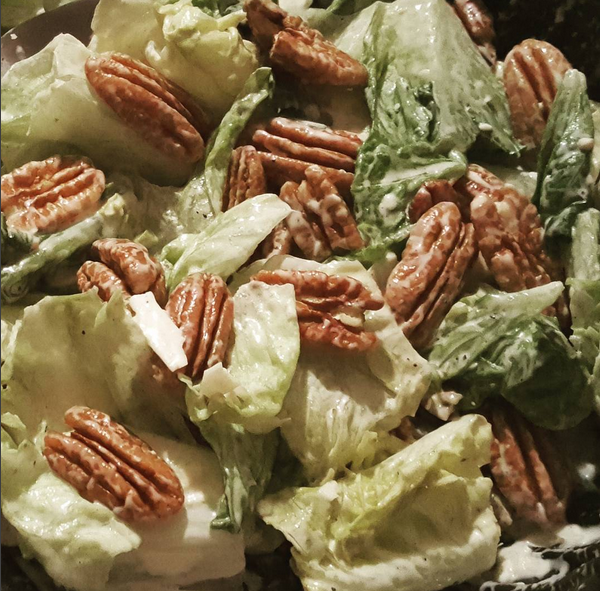 Caesar Salad with Pecans