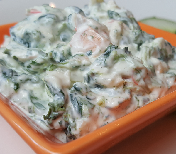 Low Carb Seafood Spinach Dip