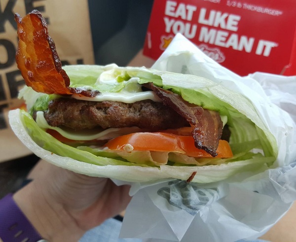 Low Carb Lettuce Wrap Burger from Hardee's
