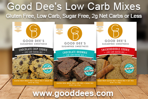 Sugar Free, Low Carb Cookie Mix and Brownie MIx