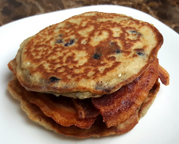 Low Carb Pancake & Bacon Sandwich