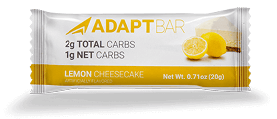 Low Carb Snack Bars - Adapt Your Life, Lemon Cheesecake