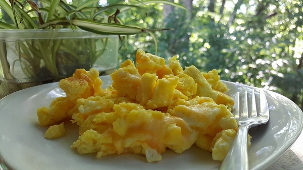 Cheesy Eggs - LCHF Breakfast