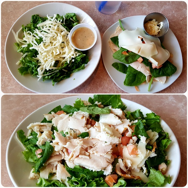 Low Carb Meal at a Local Bistro (Sandwich Shop)