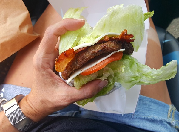 Low Carb Bacon Cheeseburger from Hardee's