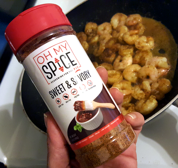 Oh My Spice - Making seared sasoned shrimp