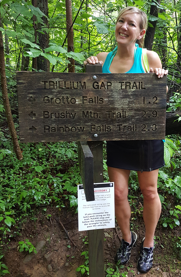 Hiking the Trillium Gap Trail in the Smoky Mountains