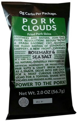 Rosemary Sea Salt Pork Clouds, Gluten Free and Zero Carbs