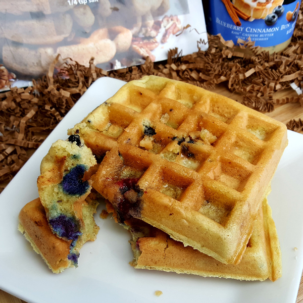 Low Carb Blueberry Waffles - Recipe Experiements