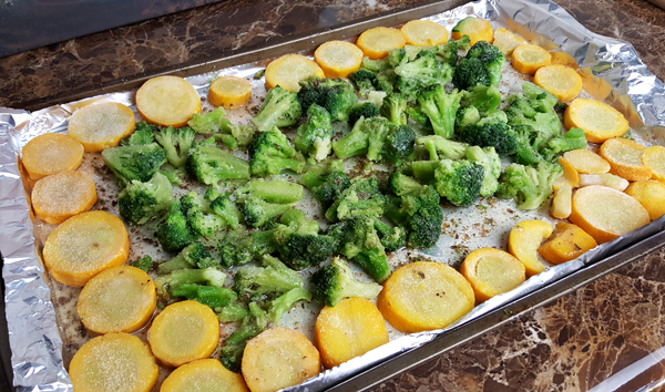 Roasting Frozen Vegetables - Easy Low Carb Meals