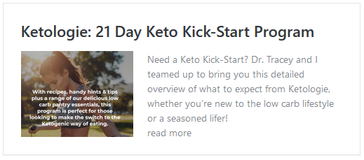 Keto Kick Start Program