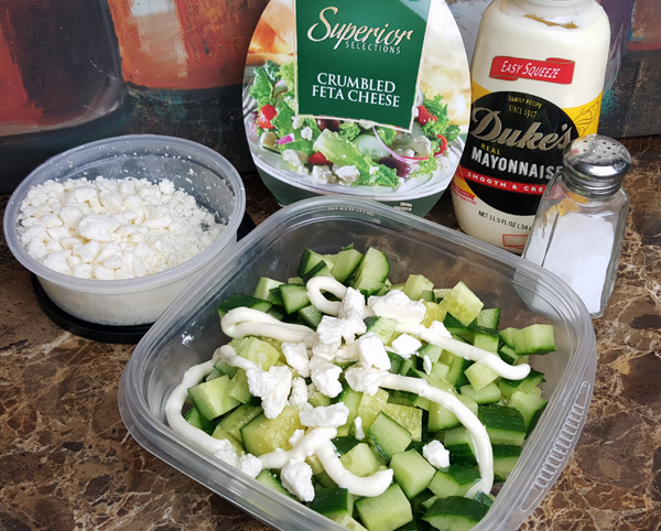 Simple Low Carb Sides - Easy Cucumber Salad