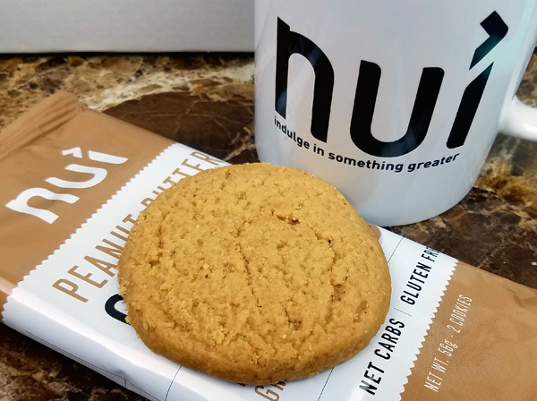 Nui Keto Kookie Peanut Butter - New Gluten Free Keto Cookie by Nui