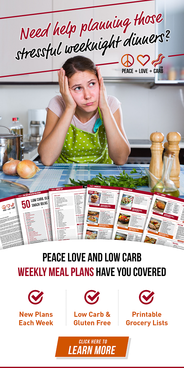 Weekly Low Carb Meal Plans and Low Carb Grocery Lists