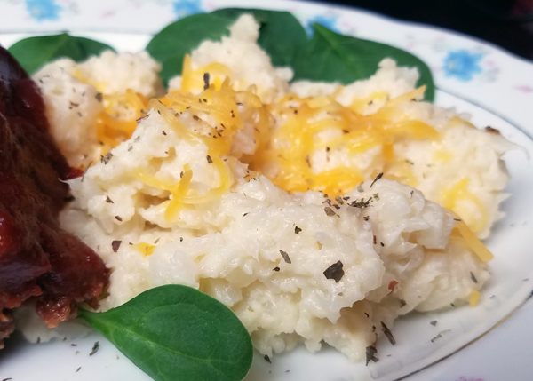 Low Carb Sides: Mashed Cauliflower