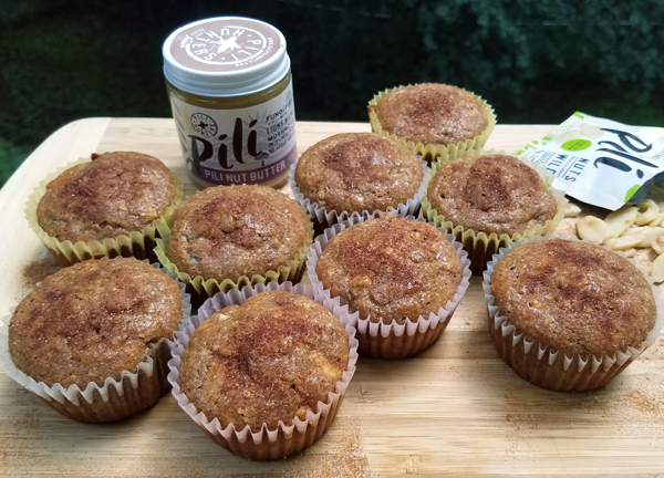 Pili Nut Butter Recipes - Keto Pumpkin Spice Muffins
