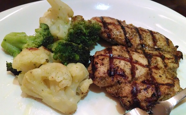 Grilled Chicken and Roasted Cauliflower