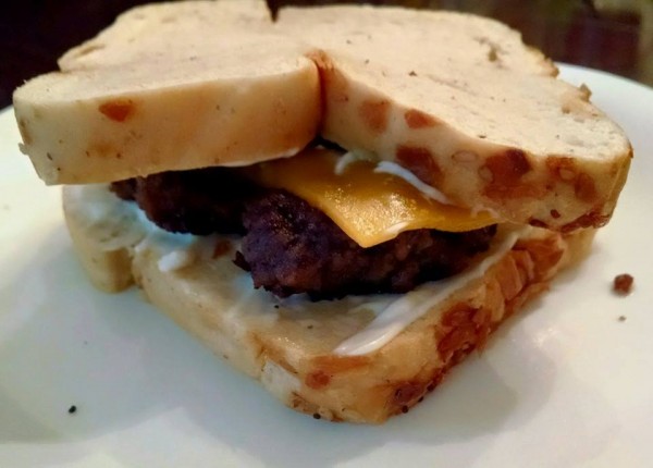 Low Carb Cheeseburger Sandwich