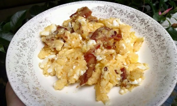 Bacon and Egg Scramble - One Skillet Low Carb Lunch
