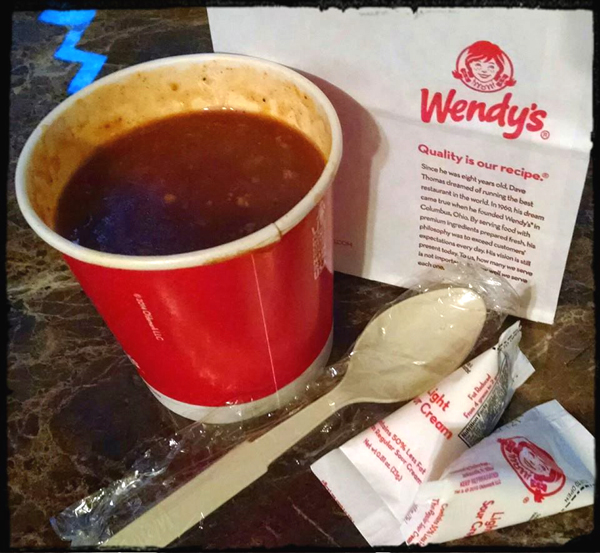 Low Carb Chili at Wendy's