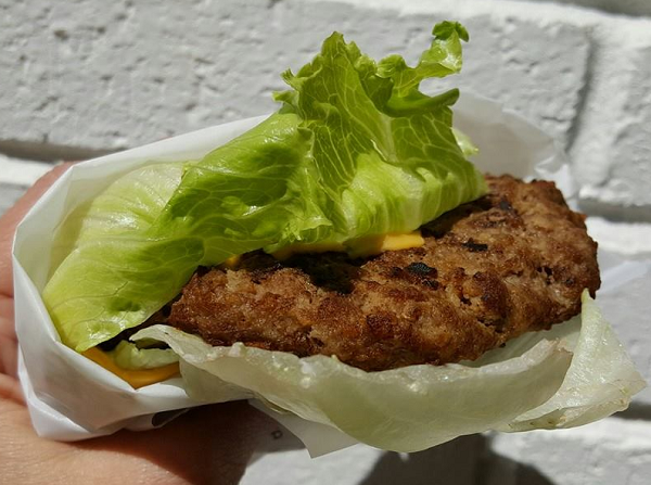 1/3 Pound Lettuce Wrap Low Carb Burger from Hardee's