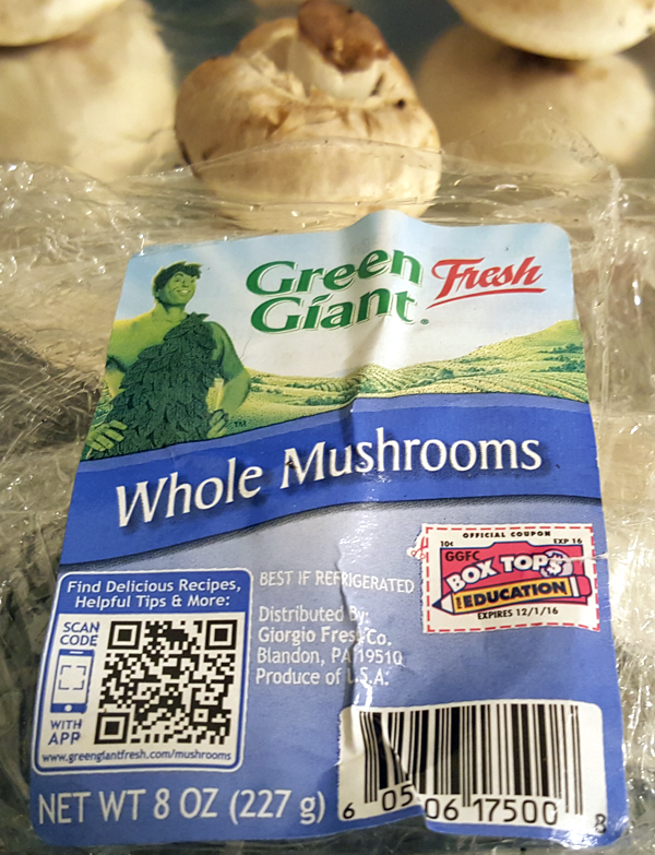 Green Giant Fresh White Mushrooms