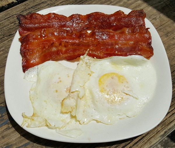 Bacon and Eggs - Zero Carb Breakfast