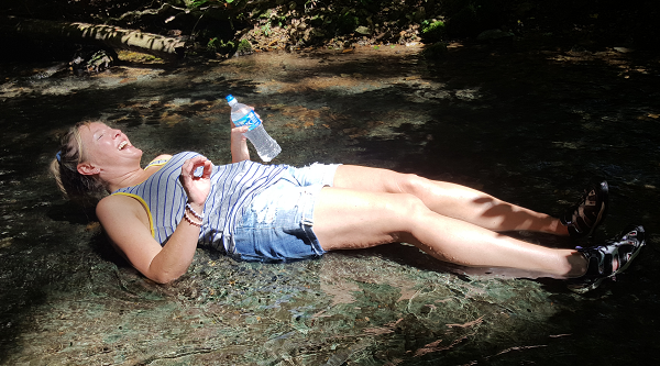 Cooling Off on a HOT Hike