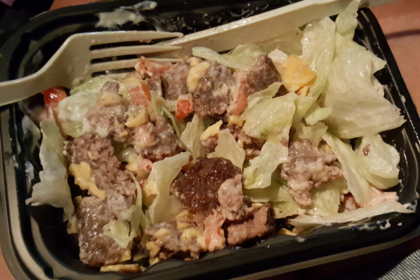 Low Carb Fast Food : Burger Salad
