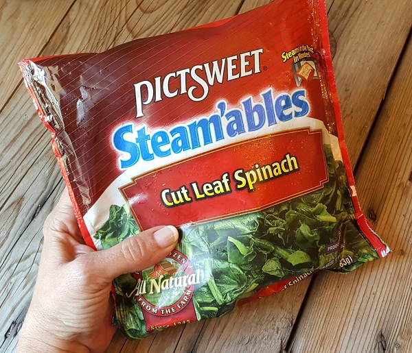 Pictsweet Steam'ables Cut Leaf Spinach (Low Carb Vegetables)