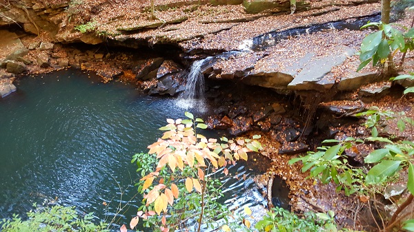Hanes Hole Falls on the Fiery Gizzard Trail in Tennessee