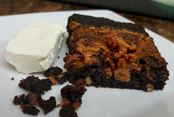 Low Carb Brownie with Cream Cheese
