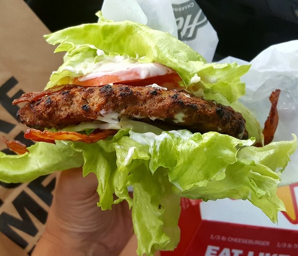 Hardee's Low Carb Frisco Burger in a Lettuce Wrap