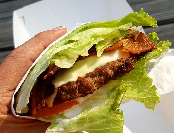 Lettuce Wrapped Low Carb Burger