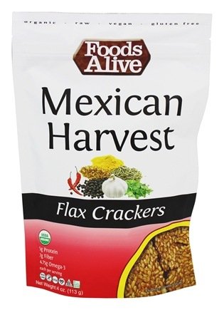 Foods Alive Flax Crackers