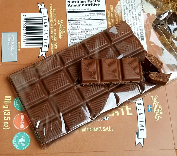 KZ Clean Eating Milk Chocolate Salted Caramel Bar - Low Carb, Keto and Diabetic Friendly