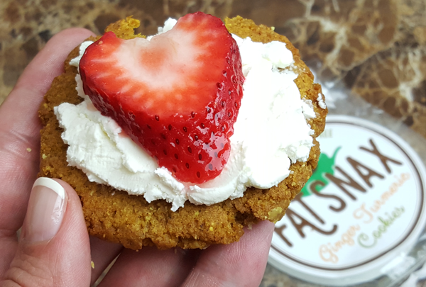 Ginger Turmeric FatSnax Cookies - A Delicious Review... and Love Story!