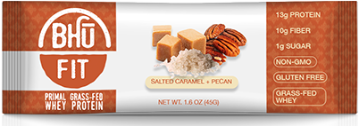 BHU Primal Low Carb Bar - Salted Caramel Pecan (1 Net Carb)