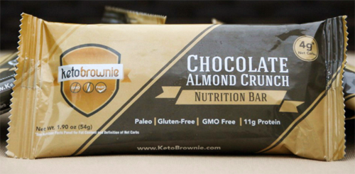 Keto Brownie - Chocolate Almond Crunch Low Carb Nutrition Bar