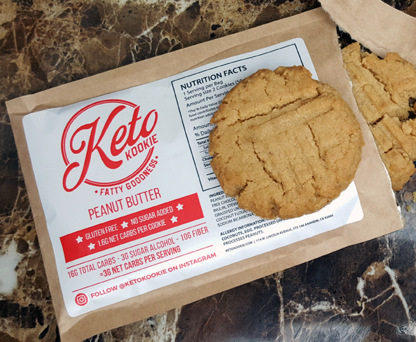NEW: Peanut Butter Keto Kookie - Low Carb, Gluten Free
