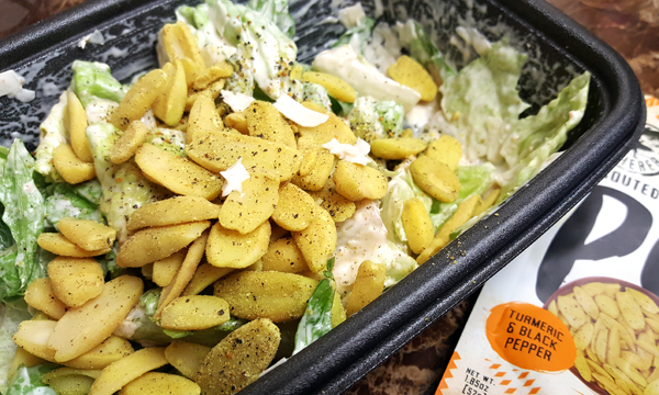 Caesar Salad with Pili Nuts - LCHF, Gluten Free, Keto & Vegetarian Friendly Meal