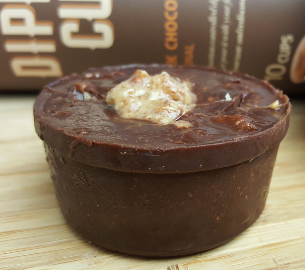 Low Carb Chocolate Candy Cups with Raw Almond Butter