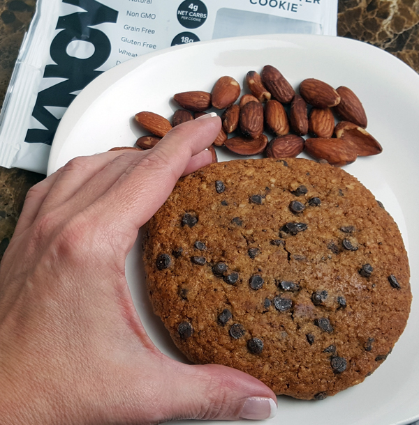 Low Carb Chocolate Chip Cookie - Gluten Free, Diabetic Friendly, great LCHF Macros for a Keto diet!