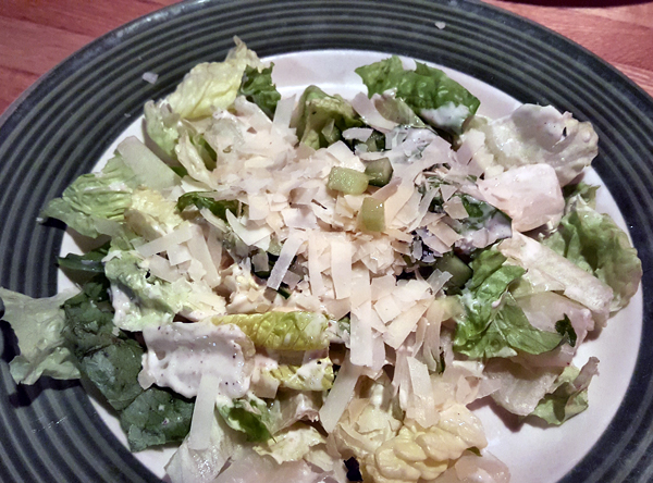 Caesar Side Salad - Applebees Low Carb Sides