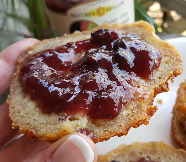 Low Carb Biscuits with Sugar Free Jelly