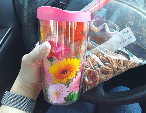 Low Carb on the Road - Keto Shake and Pecans