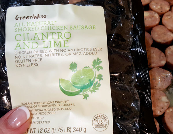 Greenwise Chicken Sausage at Publix - Super Low Carb and Keto Friendly